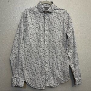 Express |  Men’s Fitted Dress Shirt 100% Cotton, Size Small 14/14.5